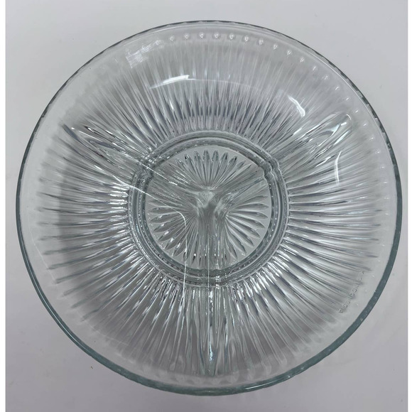 Clear Lines‎ 3 Divider Plate 7 3/4" Wide Each Section 5" - Picture 1 of 4